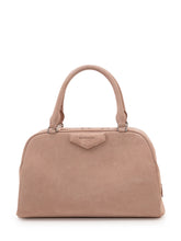 GIVENCHY - Antigona East Medium Bag in Suede - Pink - LIDIASHOPPING® - Official Website