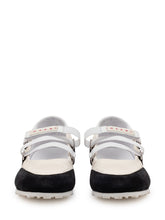 MARNI - Ballet Flats with Double Strap and Contrast Panels - Black - LIDIASHOPPING® - Official Website