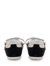 MARNI - Ballet Flats with Double Strap and Contrast Panels - Black - LIDIASHOPPING® - Official Website