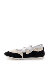 MARNI - Ballet Flats with Double Strap and Contrast Panels - Black - LIDIASHOPPING® - Official Website