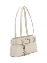 OSOI - Borsa a Spalla in Pelle con Cintura Decorativa - Bianco | Lidia Shopping | Official Website