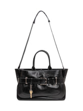 OSOI - Tote in Pelle con Cintura Decorativa - Nero | Lidia Shopping | Official Website