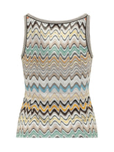 MISSONI - Sleeveless Knit Top with Buttons - Multicolor | Lidia Shopping ® | Official Website