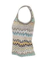 MISSONI - Top Senza Maniche in Maglia con Bottoni - Multicolore | Lidia Shopping | Official Website