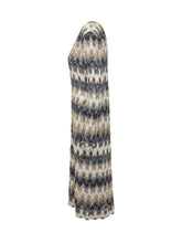 MISSONI - Long Sleeve Long Cardigan with Front Closure and Abstract Pattern - Multicolor - LIDIASHOPPING® - Official Website