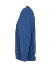 PALM ANGELS KIDS - Crewneck Sweatshirt with Logo - Blue - LIDIASHOPPING® - Official Website