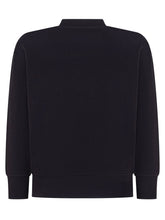 PALM ANGELS KIDS - Crewneck Sweatshirt with Neck Logo - Black - LIDIASHOPPING® - Official Website
