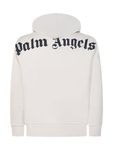 PALM ANGELS KIDS - Oversize Hoodie with Pocket - White - LIDIASHOPPING® - Official Website