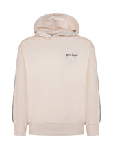 PALM ANGELS KIDS - Hoodie with Side Stripes - White - LIDIASHOPPING® - Official Website