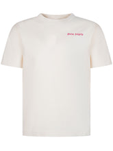 PALM ANGELS KIDS - T-shirt con Logo Frontale - Bianco | Lidia Shopping ® | Official Website