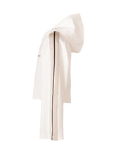 PALM ANGELS KIDS - Cropped Hoodie with Zip and Hood - White - LIDIASHOPPING® - Official Website