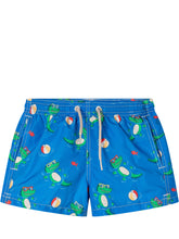 MC2 SAINT BARTH - All Over Print Swim Shorts - Blue - LIDIASHOPPING® - Official Website