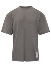 SATISFY - T-shirt con Texture a Coste e Logo Frontale - Grigio | Lidia Shopping | Official Website