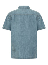 GUESS KIDS - Camicia Over in Denim - Blu - LIDIASHOPPING® - Official Website