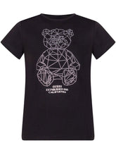 GUESS KIDS - Geometric Bear Print T-shirt - Black - LIDIASHOPPING® - Official Website