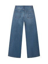GUESS KIDS - Jeans Denim a Gamba Dritta con Motivo - Blu - LIDIASHOPPING® - Official Website