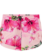 GUESS KIDS - Floral Print Shorts - Pink - LIDIASHOPPING® - Official Website