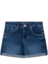 GUESS KIDS - Shorts in Denim Stretch con Risvolto - Blu - LIDIASHOPPING® - Official Website