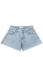 GUESS KIDS - Shorts Denim con Applicazioni - Blu - LIDIASHOPPING® - Official Website