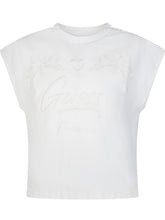 GUESS KIDS - T-shirt Senza Maniche con Ricamo - Bianco - LIDIASHOPPING® - Official Website