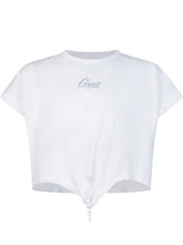 GUESS KIDS - Knot Logo T-shirt - White - LIDIASHOPPING® - Official Website