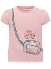 GUESS KIDS - T-shirt con Stampa Borsa - Rosa - LIDIASHOPPING® - Official Website