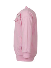 GUESS KIDS - Long Sleeve Zip Sweatshirt with Ruffle Detail - Pink - LIDIASHOPPING® - Official Website