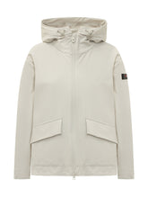 PEUTEREY - Giacca con Cappuccio e Zip Frontale - Bianco - LIDIASHOPPING® - Official Website