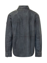 PEUTEREY - Button Front Shirt Jacket with Pocket - Blue - LIDIASHOPPING® - Official Website