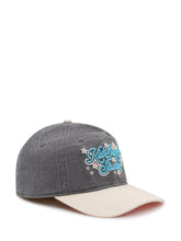KIDSUPER - Cappello con Visiera e Ricamo Frontale con Stelle - Grigio - LIDIASHOPPING® - Official Website