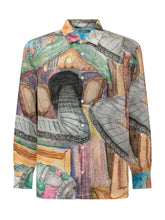 KIDSUPER - Camicia con Stampa Artistica - Multicolore - LIDIASHOPPING® - Official Website
