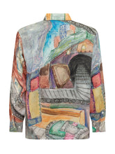 KIDSUPER - Camicia con Stampa Artistica - Multicolore - LIDIASHOPPING® - Official Website
