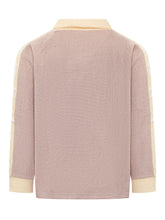 KIDSUPER - Polo a Maniche Lunghe in Spugna con Logo - Rosa - LIDIASHOPPING® - Official Website