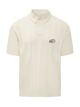 KIDSUPER - Short Sleeve Polo with Embroidered Logo - White - LIDIASHOPPING® - Official Website