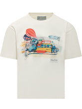 KIDSUPER - Short Sleeve T-shirt with Graphic Print - White - LIDIASHOPPING® - Official Website