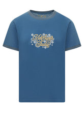 KIDSUPER - T-shirt with Graphic Print - Blue - LIDIASHOPPING® - Official Website