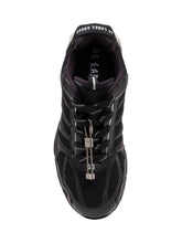 44 LABEL GROUP - Low Top Sneakers with Laces and Mesh Inserts - Black - LIDIASHOPPING® - Official Website