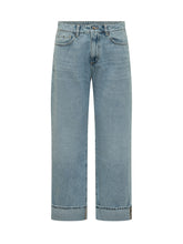 ICON DENIM - Jeans cropped risvolto - Blu - LIDIASHOPPING® - Official Website