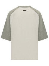 FEAR OF GOD ESSENTIALS - Raglan Sleeve T-shirt with Embroidered Logo - Grey - LIDIASHOPPING® - Official Website
