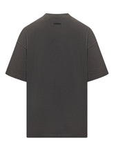 FEAR OF GOD ESSENTIALS - T-shirt with Embroidered Front Logo - Black - LIDIASHOPPING® - Official Website