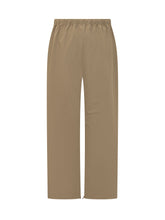 FEAR OF GOD ESSENTIALS - Long Pants with Drawstring and Front Logo - Beige - LIDIASHOPPING® - Official Website