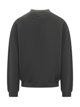 FEAR OF GOD ESSENTIALS - Crewneck Sweatshirt with Front Print - Black - LIDIASHOPPING® - Official Website