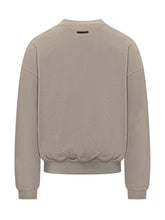 FEAR OF GOD ESSENTIALS - Crewneck Sweatshirt with Front Print - Grey - LIDIASHOPPING® - Official Website