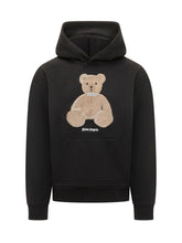 PALM ANGELS - Hoodie with Bear Print - Black - LIDIASHOPPING® - Official Website