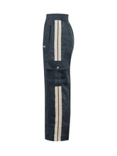 PALM ANGELS - Pantaloni Track con Tasche Cargo - Blu - LIDIASHOPPING® - Official Website
