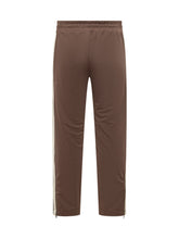 PALM ANGELS - Track Pants with Logo - Brown - LIDIASHOPPING® - Official Website