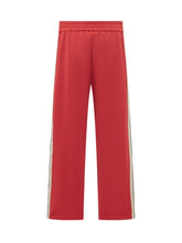 PALM ANGELS - Vintage Track Pants with Logo - Red - LIDIASHOPPING® - Official Website