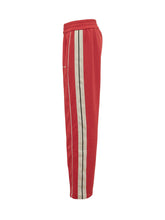 PALM ANGELS - Vintage Track Pants with Logo - Red - LIDIASHOPPING® - Official Website