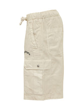 PALM ANGELS - Cargo Shorts with Pockets - White - LIDIASHOPPING® - Official Website