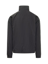 PALM ANGELS - Jacket High Neck Zip with Logo - Black - LIDIASHOPPING® - Official Website